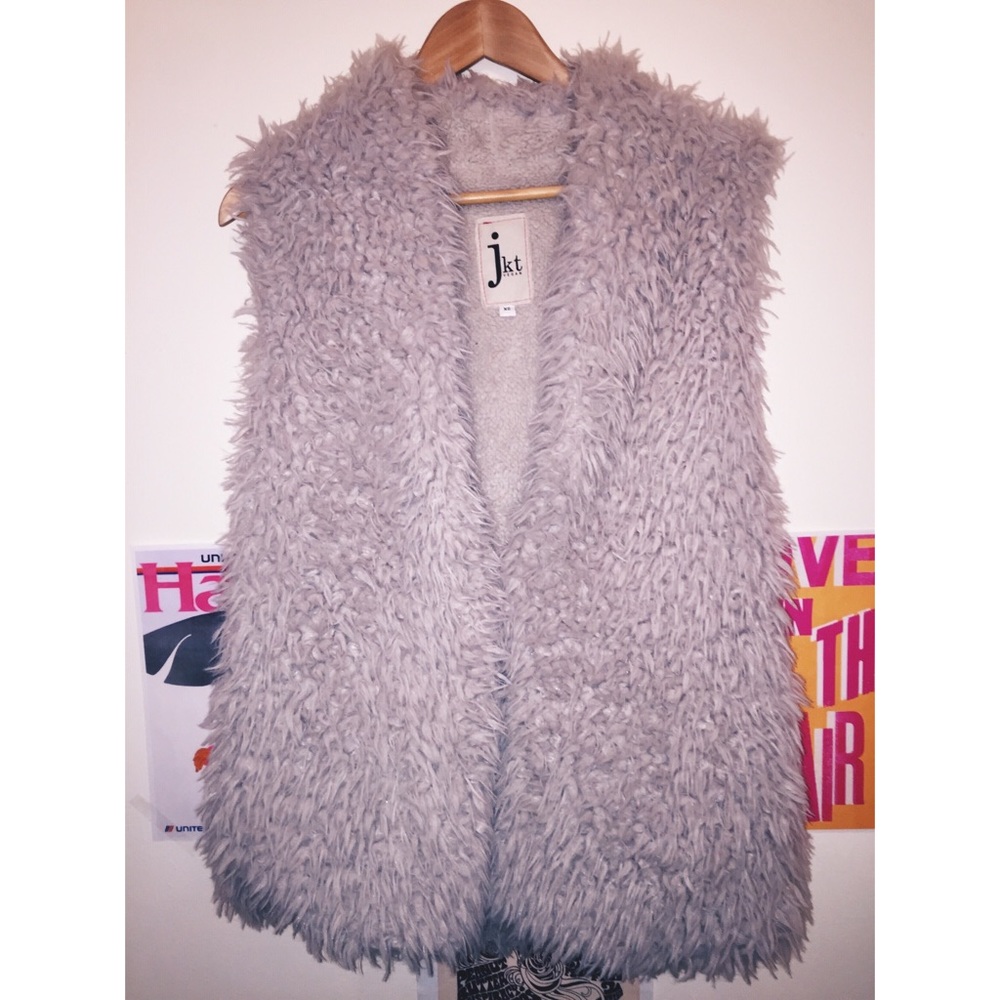 Shearling vest in perfect condition!